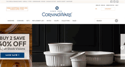 Desktop Screenshot of corningware.com