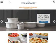 Tablet Screenshot of corningware.com